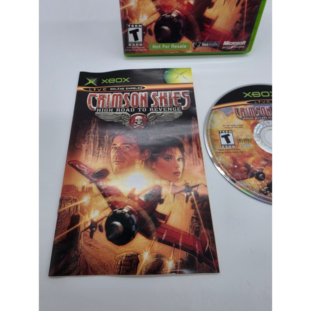 Crimson Skies High Road to Revenge Microsoft Xbox Complete CIB tested